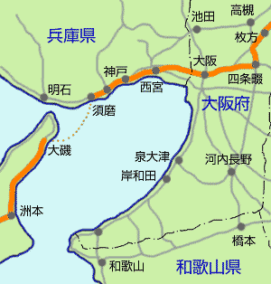 兵庫大阪地図